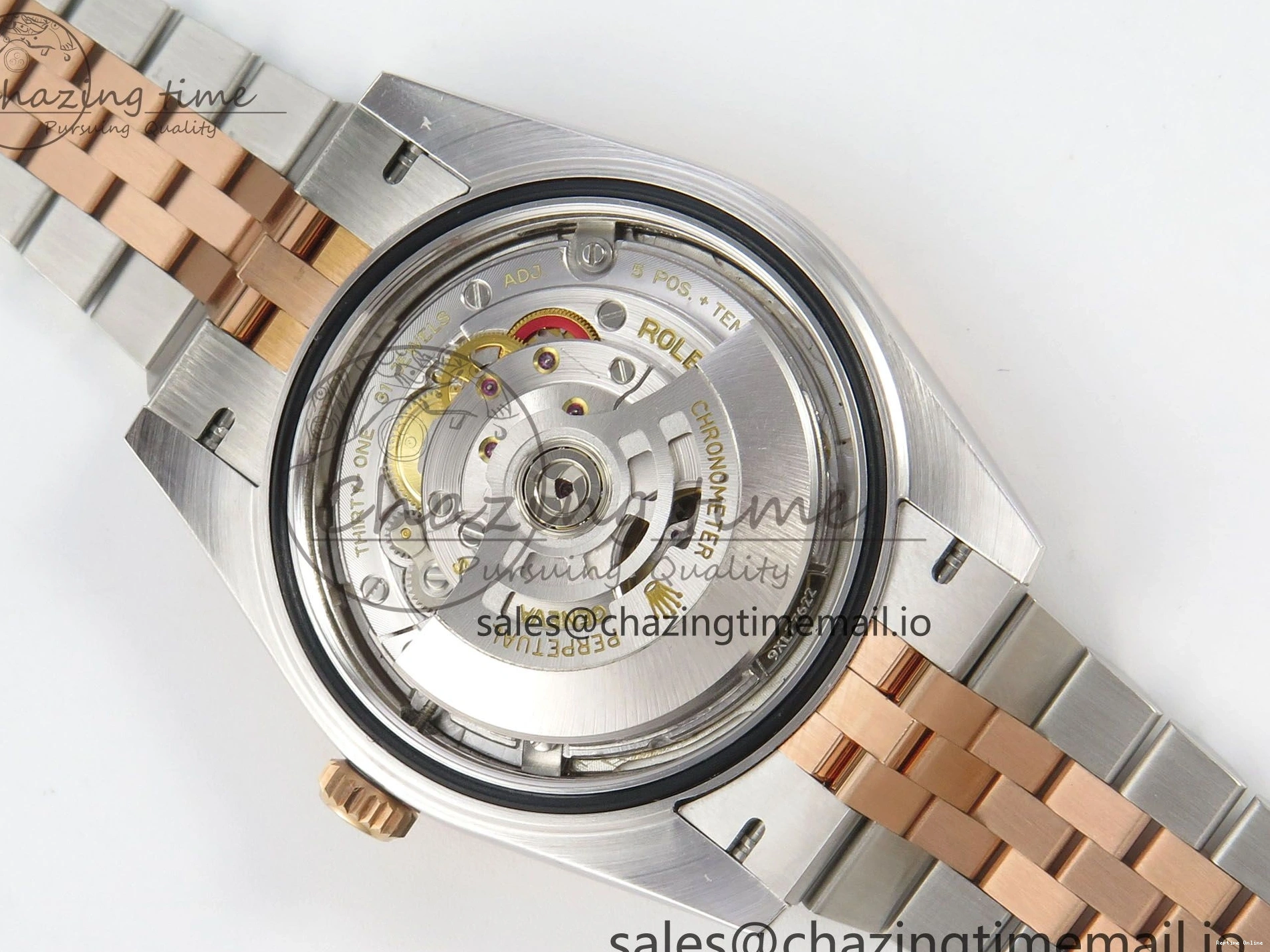 0520 DateJust 41 126331 SS RG ARF 1:1 Best Edition White Stick Dial on Jubilee Bracelet SH3235 (Weighted) StreetReady 199